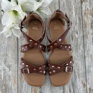 Women's Studded Gladiator Sandals Shoes Size 9